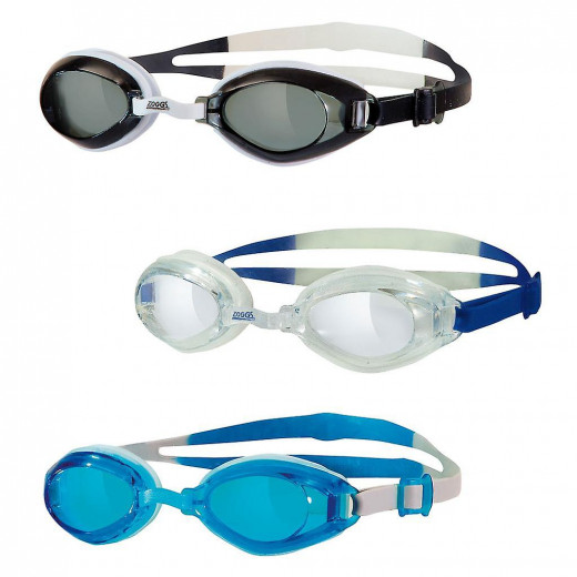 نظارات السباحة للبالغين من زوغز مقاس واحد باللون السكني