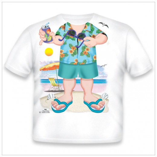 Just Add A Kid Beach Comber Youth X Small T-shirt