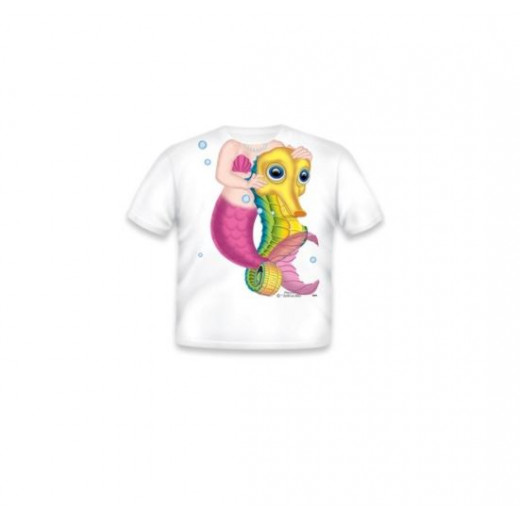 Just Add A Kid Seahorse Rider Mermaid Youth X Small T-shirt