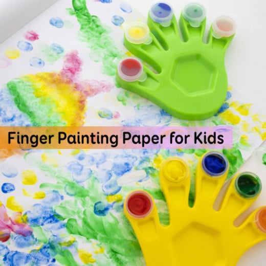 Bazic Finger Paint Paper, 20 Sheets