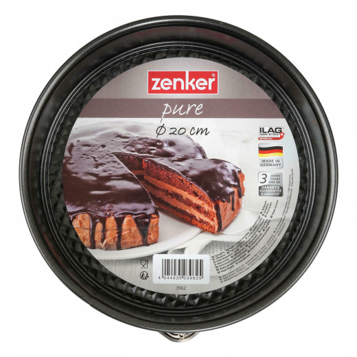 Zenker "Pure" Springform With Flat Base, Black, 20*6.5 cm