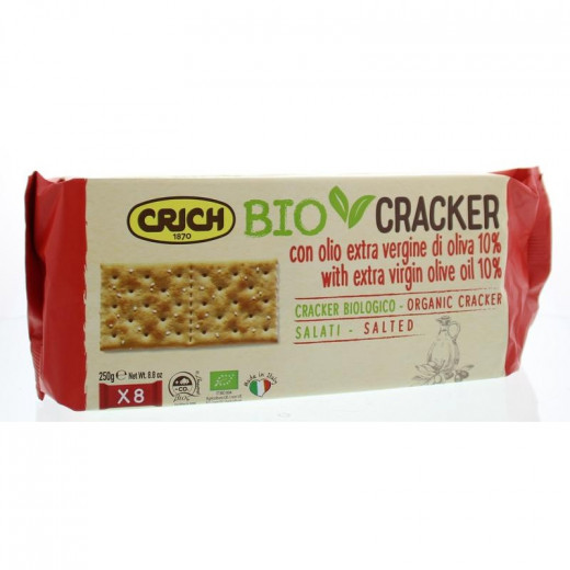 Crich Organic Oilve Oil Salted Crackers 250g
