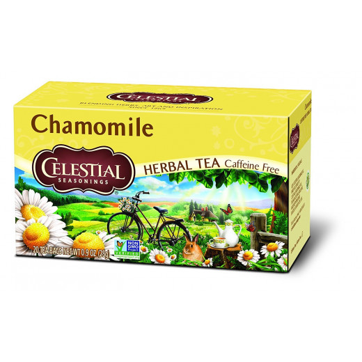 Celestial Seasonings Chamomile Herbal Tea Caffeine Free - 20 Tea Bags