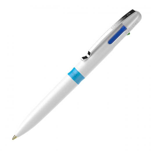قلم حبر جاف شنايدر أربعة ألوان - أبيض - M