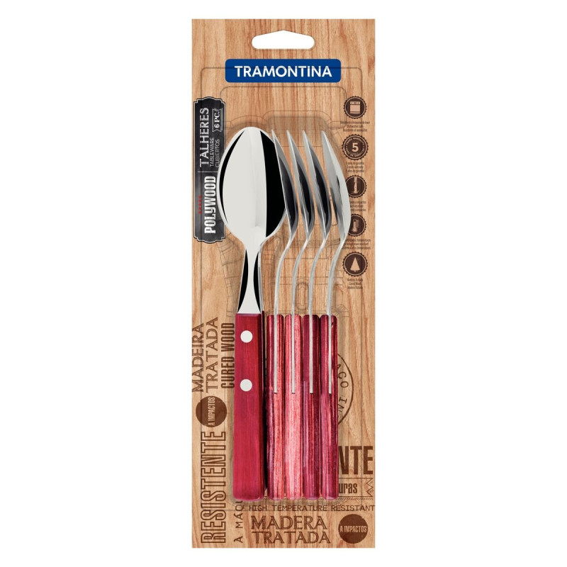 Tramontina Table Spoon Polywood Red | Kitchen | Cutlery Accessories | Cutlery Sets