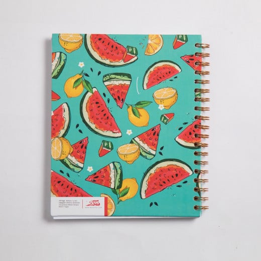 Mofkera Wire Watermelon Notebook Hardcover A5 Size