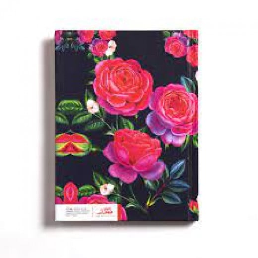 Mofkera Floral Arabic Notebook Hardcover Full of Yasmin A5 Size