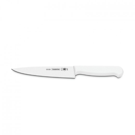 سكين اللحوم برازيلي من ترامونتينا 8 اينش، أبيض
