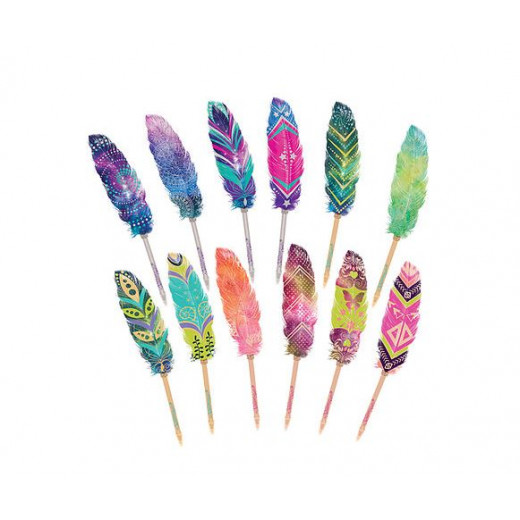 Nebulous Stars Feather Quill Pen, 1 pack, Assortment