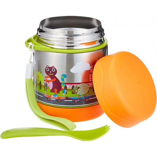 Oops Cool-Thermal Food Jar, Orange Color, ‎260 Gram