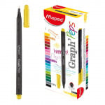 Maped Graph'Peps Fineliner 0.4mm SunnyYellow, 1 Piece