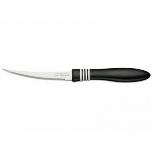 طقم سكاكين لحم سنيك مكوّن من قطعتين أسود/فضي من ترامونتينا