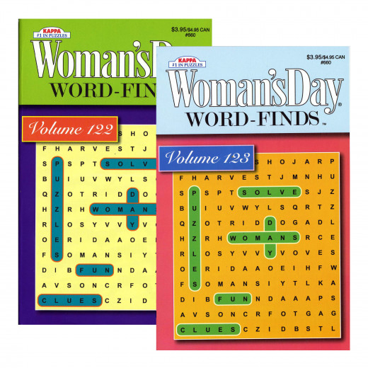 KAPPA Woman's Day Word Finds Puzzle Book-Digest Size