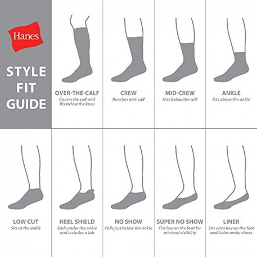 Hanes Girls' Classics Ankle Socks, 5-Pack,White, large,Gril