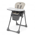 Chicco Polly Compact Fold Easy Clean Highchair, Beige Color