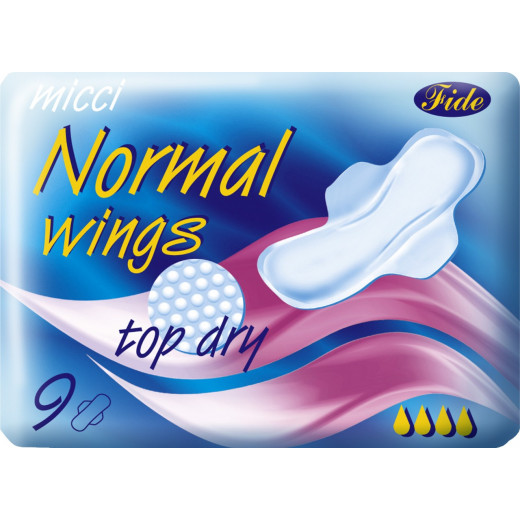 Micci Normal Wings Top Dry 9 Pads