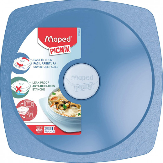 Maped Lunch Plate for Adult Blue 900ml