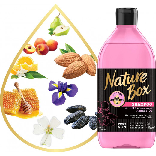 Nature Box Shampoo 385ml Almond