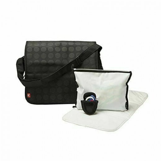 Ryco Stella Messenger Diaper Bag,black Nursery Bag