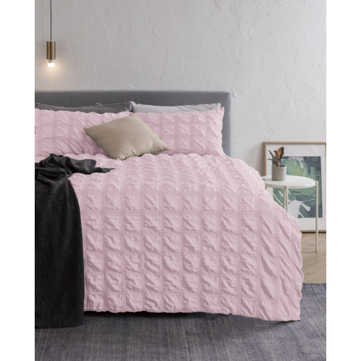 Nova home comforter twin pink microfiber 3pcs