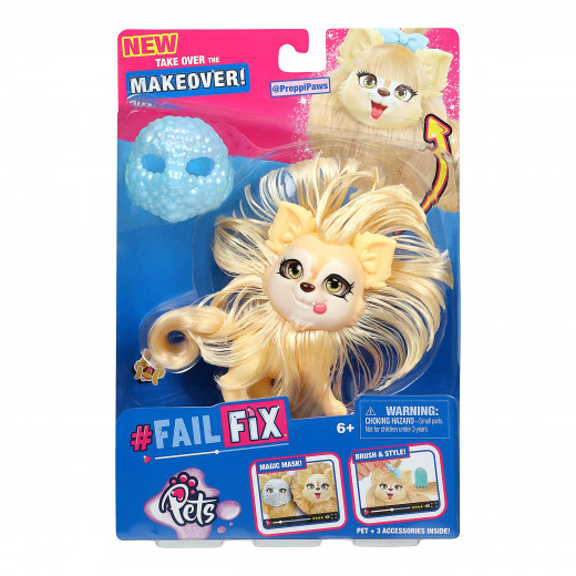 FailFix Fluffy Pony Total Makeover Pet Pack, 3.75 inch Fashion Pet