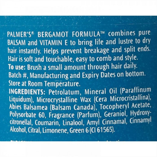 Palmer's Bergamot Conditioning Hair Dress 150g