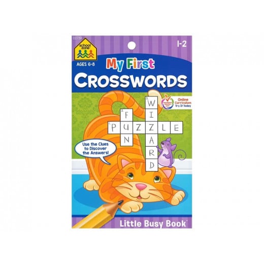 School Zone My First Crosswords Book