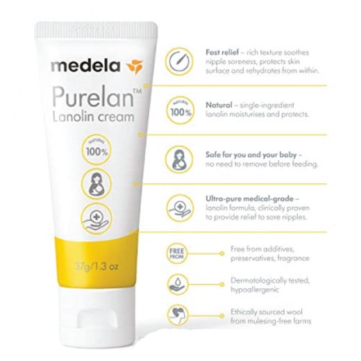 Medela PureLan Nipple Cream, 37 Gram