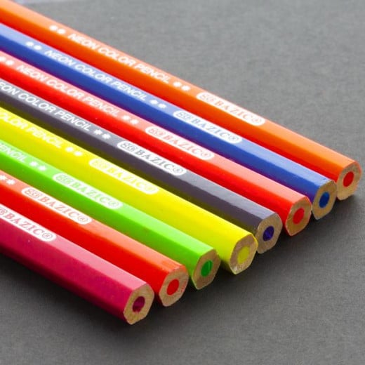 أقلام ملونة مضيئة , 8 قطع من بازيك