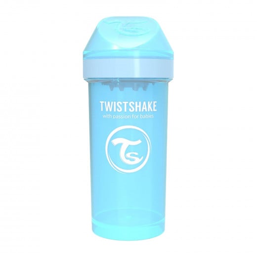 Twistshake Straw Cup 360 ml + 6 Months Pastel Blue