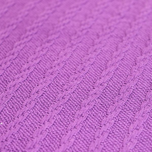 Nova home blanket 100% cotton purple color king size