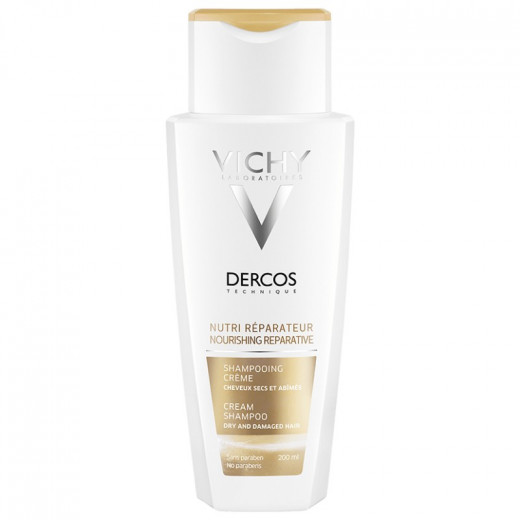 Vichy Dercos Nourishing Reparative Cream Shampoo, 200 ml
