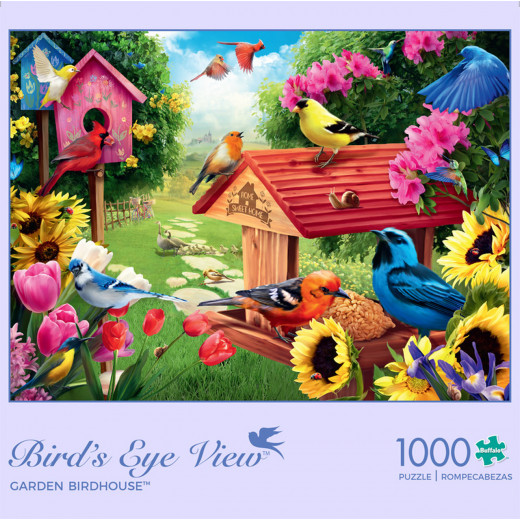 Buffalo Games Garden Birdhouse, 1000 Pieces