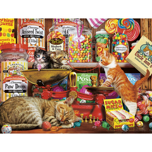 Buffalo Games Cats Sweet Shop Kittens, 750 Pieces