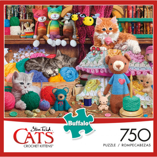 Buffalo Games Cats Crochet Kittens, 750 Pieces