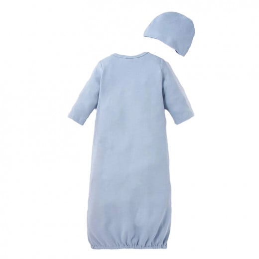 كيس نوم للاطفال حديثي الولادة باللون الازرق, مقاس 56