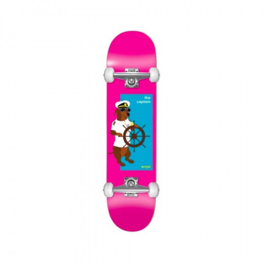 Enjoi Complete Skateboard, Pink, 7.25 Inches