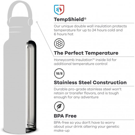 Hydro Flask Standard Flex Cap, 709.7 ml, Black