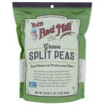 Bobs Red Mill, Peas Split Green,822gram