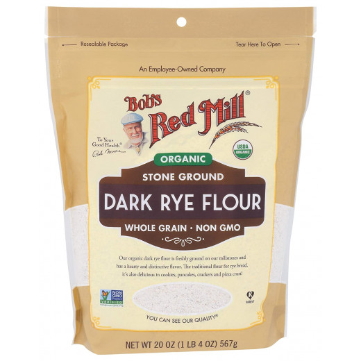 Bob's Red Mill Organic Dark Rye Flour, 567gram