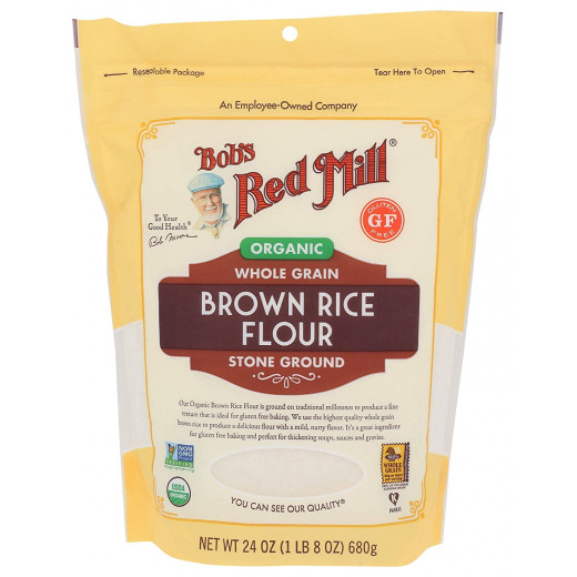 Bob's Red Mill Organic Brown Rice Flour, 680gram