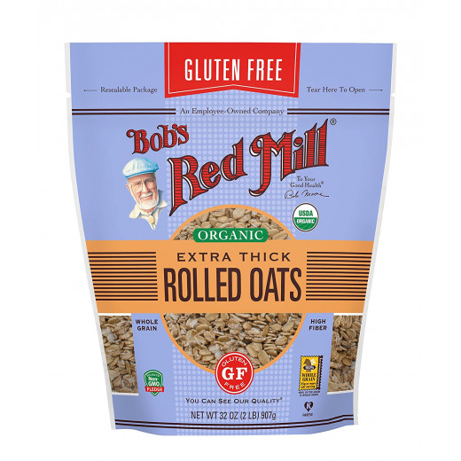 Bob's Red Mill Gluten Free Organic Thick Rolled Oats, 907gram