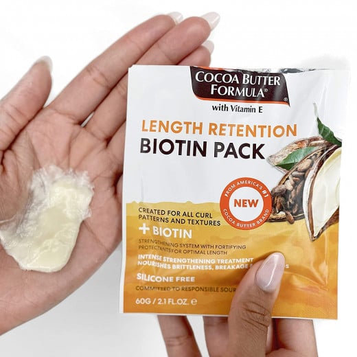Palmer's Cocoa Butter & Biotin Length Retention Biotin Pack,60g