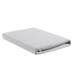 Nova Home Jersey Fitted Sheet Set, Cotton, Grey Color, Twin Size