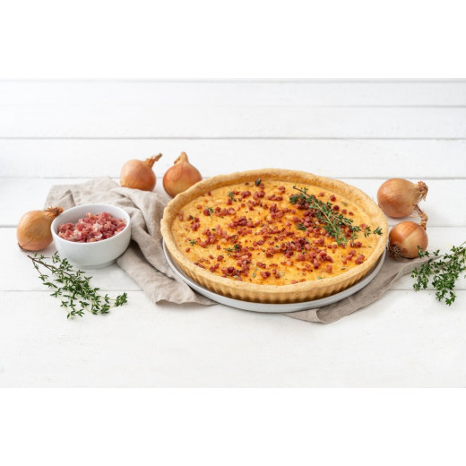 Zenker "Special - Countries" Quiche Dish, Anti-Adhesive Coating, 30X4 cm (Black)