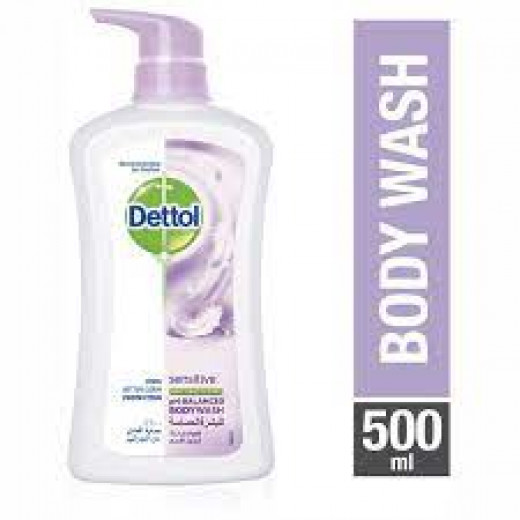 Dettol Sensitive Anti Bacterial Shower Gel, 500ml