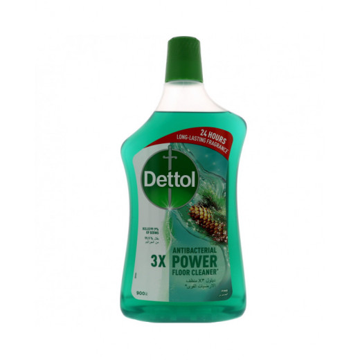 Dettol Powerful Anti-Bacterial Floor Cleaner Pine Scent, 900ml