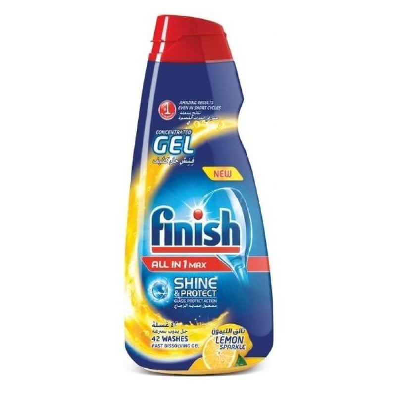 Finish Dishwasher Detergent Concentrated Gel Lemon, 1 L Finish JordanAmman Buy & Review