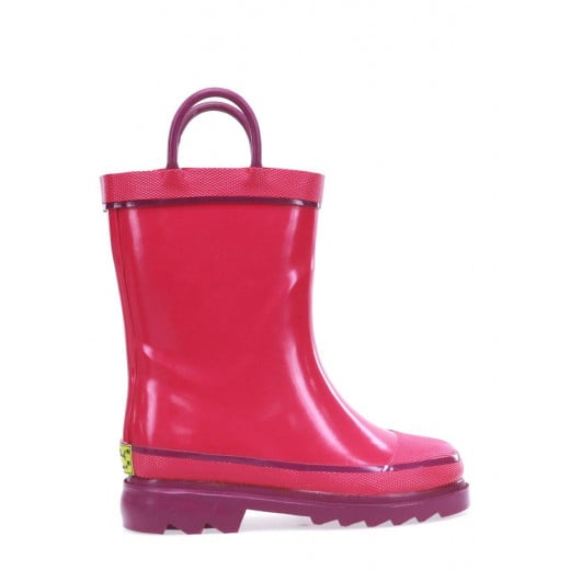 Western Chief Kids Firechief Rain Boot, Pink Color, Size 27