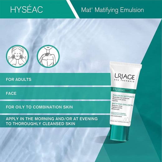 Uriage Hyseac 3 Regul Acne Treatment Face Cream, 40 Ml